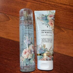 Bath & Body Works Dressed in White Fragrance Mist and Body Cream